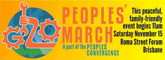 BrisCan Peoples March