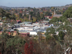 Photo: Armidale from the lookout in mid autumn By denisbin