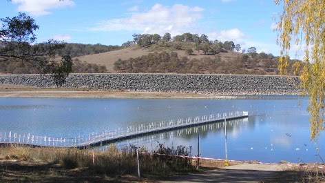 Malpas Dam, at 50.6% capacity on 10 June 2019