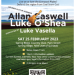 Allan Caswell, Luke O’Shea & Luke Vasella play Save The Plains