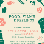 Short film fest at NERAM: Food, Films and Feelings
